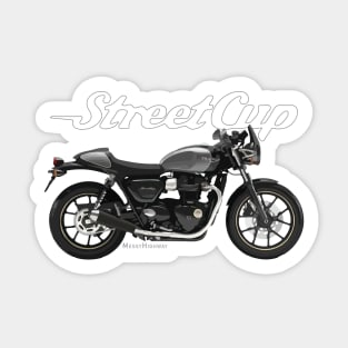 Triumph Street Cup 18 black/silver, s Sticker